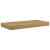 vidaXL Wandplank Muurmontage Bruin 50 x 23,5 x 3,8 cm Bewerkt hout