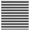 vidaXL Zebra rolgordijn 145x150 cm stofbreedte 140,9 cm zwart