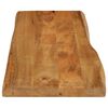vidaXL Tafelblad met natuurlijke rand 140x40x3,8 cm massief mangohout