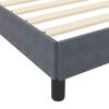 vidaXL Boxspringbed met matras Donkergrijs 90 x 210 cm Stof