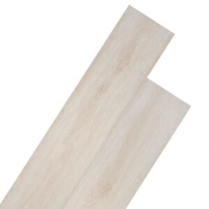 vidaXL Zelfklevende PVC Vloerplanken Eiken Klassiek Wit 30,5 x 61 cm