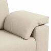 vidaXL Bankstel 2 pcs Taupe 219 x 77 x 82 cm Stof