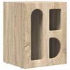 vidaXL Nachtkastje ELST Sonoma Eiken 40 x 35 x 50 cm Bewerkt hout