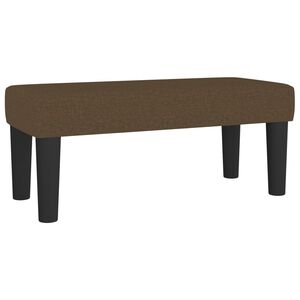 vidaXL Bankje 70x30x30 cm stof bruin