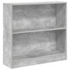 vidaXL Boekenkast 80x24x75 cm bewerkt hout betongrijs