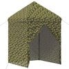vidaXL Tent met 4 Zijwanden 2 x 2 m Leger Camouflage