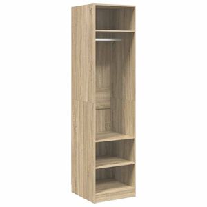 vidaXL Kledingkast 50x50x200 cm bewerkt hout sonoma eikenkleurig