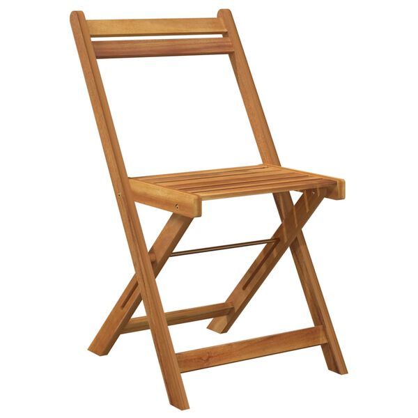 vidaXL 3-delige Bistroset inklapbaar massief acaciahout