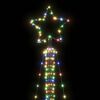 vidaXL LED-kerstboom 483 LEDs kleurrijk 240 cm