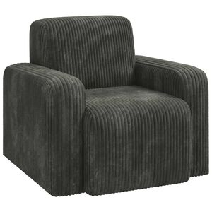 vidaXL Fauteuil Antraciet corduroy