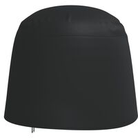vidaXL Hoes voor dubbele ei-stoel zwart Ø 146x210 cm 420D oxford