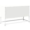 vidaXL Tv-meubel 100,5x39x60,5 cm staal wit