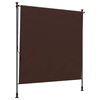 vidaXL Buiten Rolgordijn Bruin 120 x 270 cm
