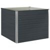 vidaXL Plantenbak verhoogd 100x100x77cm gegalvaniseerd staal antraciet