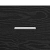 vidaXL Dressoir met lade Zwart eiken 42.5 x 40 x 93 cm Bewerkt hout