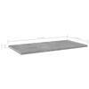 vidaXL Wandschappen 4 st 60x30x1,5 cm spaanplaat betongrijs