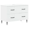 vidaXL Badkamer wastafelkast HAARLEM Wit 82 x 41 x 58,5 cm