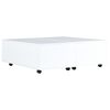 vidaXL Salontafel 100x100x35 cm hoogglans wit