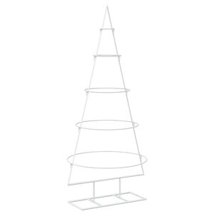 vidaXL Metalen kerstboom met standaard KUOPIO 125 cm Staal Wit