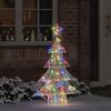 vidaXL Kerstboom met 100 LED Multikleur 120 cm Acryl