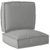 vidaXL Pallet Kussen Set Oxford Stof Grijs 50 x 50 x 12 cm