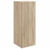 vidaXL Wandkast Sonoma Eiken 33 x 34,5 x 90 cm Bewerkt hout
