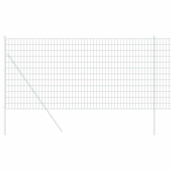 vidaXL Euro Hek Groen 1.4 x 10 m PVC-gecoat ijzer