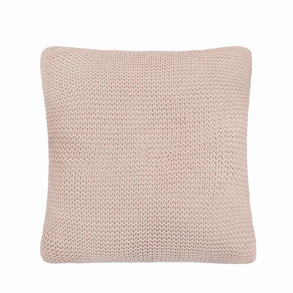 vidaXL Plaid kussen Basketweave 2 pcs Roze 45 x 45 cm Katoen