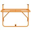 vidaXL Balkontafel 60x40 cm staal geel