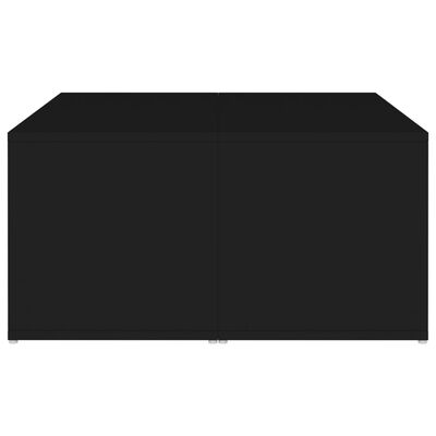 vidaXL Salontafels 4 st 33x33x33 cm spaanplaat zwart