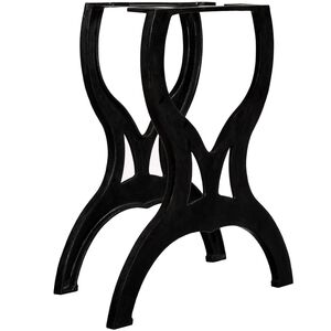 vidaXL Eettafelpoten 2 st X-frame gietijzer