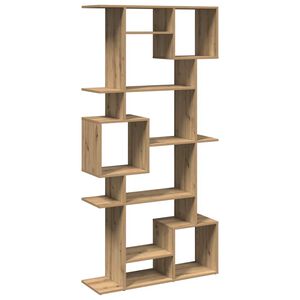 vidaXL Boekenkast 92x29x188 cm bewerkt hout artisanaal eikenkleur