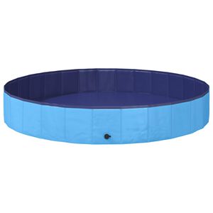 vidaXL Honden zwembad Blauw &Oslash;200 x 30 cm Dik PVC