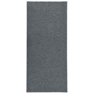 vidaXL Droogloopmat 100x250 cm grijs