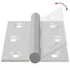 vidaXL Scharnier 12 pcs Zilver 50 x 38 x 1,3 mm Staal