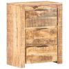 vidaXL Dressoir 59x33x75 cm ruw mangohout