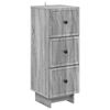 vidaXL Ladenkast Grijs sonoma 33 x 34,5 x 90 cm Bewerkt hout