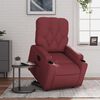 vidaXL Sta-op-stoel elektrisch kunstleer wijnrood
