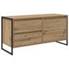 vidaXL TV-kast 100 x 36 x 49.5 cm Ambachtelijk eiken Bewerkt hout