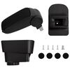 vidaXL Auto-armsteun 11x35x(32-49) cm ABS zwart