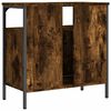 vidaXL Badkamerkast 60x30x60 cm bewerkt hout gerookt eikenkleurig