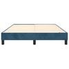 vidaXL Boxspring bed 140x190 cm fluweel donkerblauw