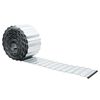 vidaxl Gazonrand 10 m x 10 cm Gegalvaniseerd staal zilver