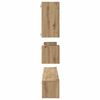 vidaXL Tv-meubelset Wandgemonteerd 8 pcs Artisan Eiken Bewerkt hout