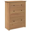 vidaXL Schoenenkast PANAMA 80x35x105 cm massief grenenhout
