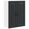 vidaXL Wandkast PORTO Zwart 60 x 31 x 80 cm Bewerkt hout
