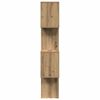 vidaXL Kamerscherm / boekenkast 4-laags 70x24x129 cm hout artisanaal
