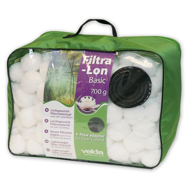 Velda Vijverfiltermateriaal Filtra-Lon Basic 700 g wit