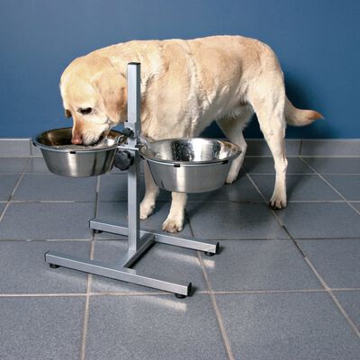 TRIXIE Verstelbare honden voerbak standaard 5,6 L 24 cm 24922