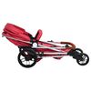 vidaXL Kinderwagen 2-in-1 aluminium rood